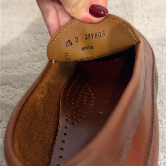 LLBean Mens Leather Penny Loafer‎ Driving Moccasin Shoes Brown - Picture 9 of 9